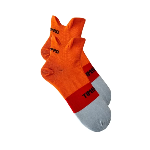 MEDIAS NARANJA-ROJO Calcetines Run Tims | Colores