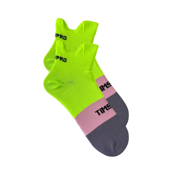 MEDIAS VERDE-ROSA Calcetines Run Tims | Colores