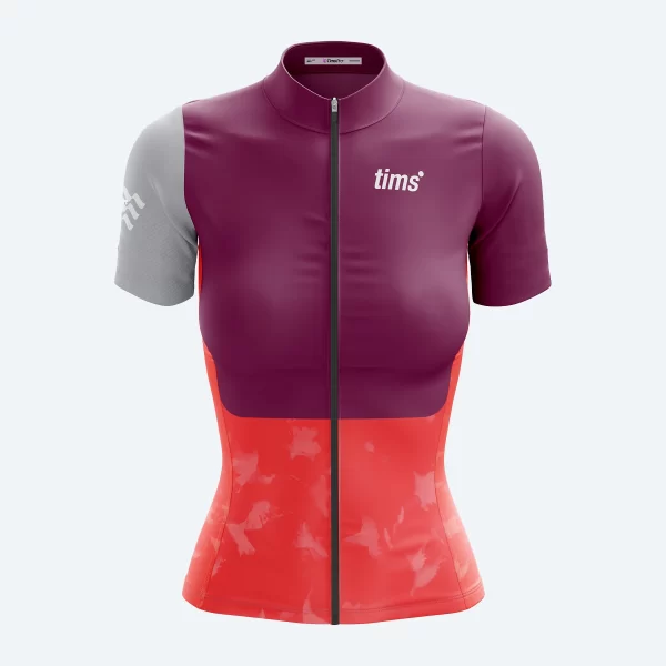 JERSEY PRO RACE DAMA ROSADO/MORADO