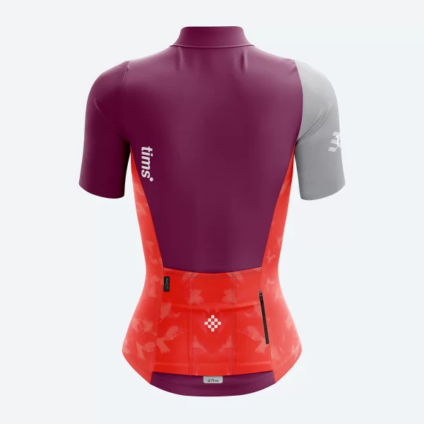 JERSEY PRO RACE DAMA ROSADO/MORADO