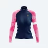 JERSEY CLASICO MANGA LARGA ABSTRACT/RIDE DAMA / AZUL