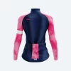 JERSEY CLASICO MANGA LARGA ABSTRACT/RIDE DAMA / AZUL