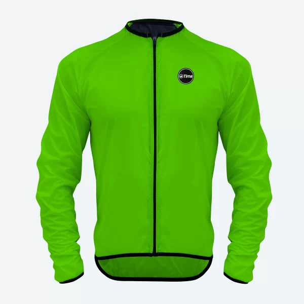 CHAQUETA ROMPEVIENTO PRO VERDE NEON