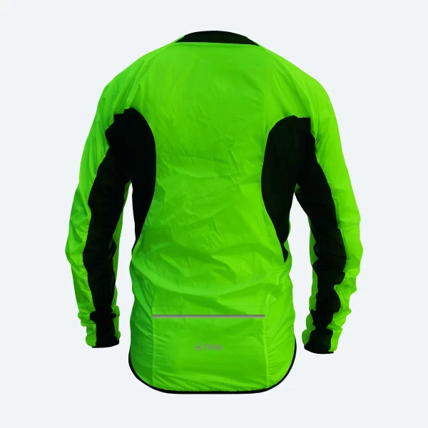 CHAQUETA ROMPEVIENTO PRO VERDE NEON