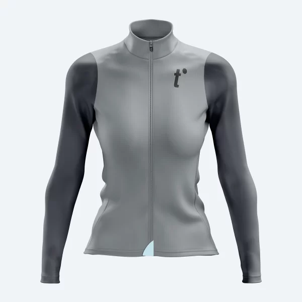 Jersey Manga Larga Gris