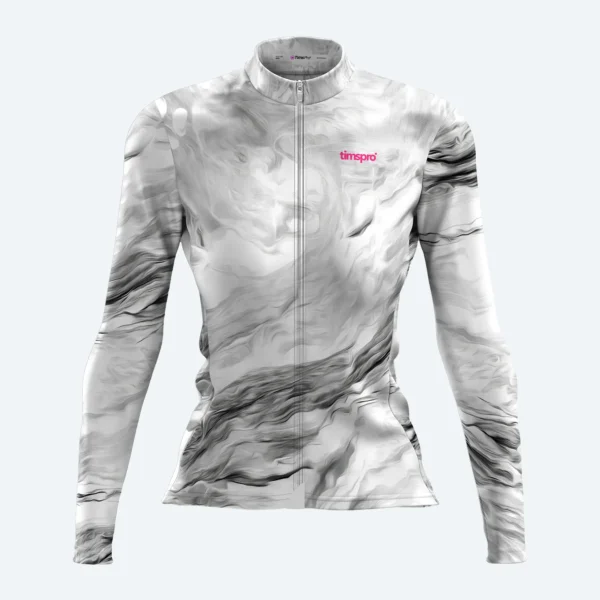 DAMA ML JASPEADO-2 copia Jersey Clasico Manga Larga Dama Crema