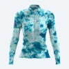 DAMA ML JASPEADO CELESTE 1 copia Jersey Clasico Manga Larga Dama Sky