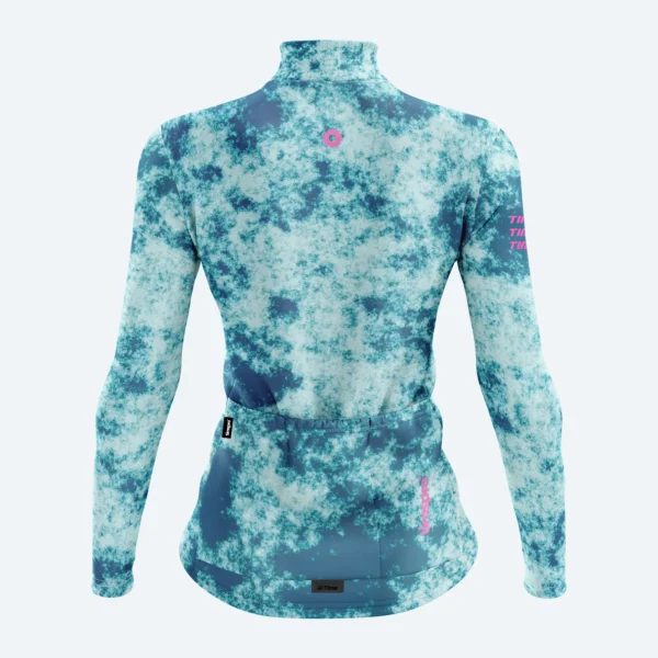 DAMA ML JASPEADO CELESTE 2 copia JERSEY CLASICO MANGA LARGA DAMA SKY
