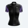 DAMA NEGRO-1 JERSEY PRO RACE CORTO DAMA VIOLET